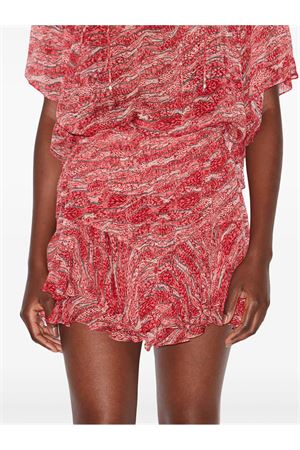 Sornel short printed muslin shorts MARANT ÉTOILE | SH0018FAC1J07E70RD